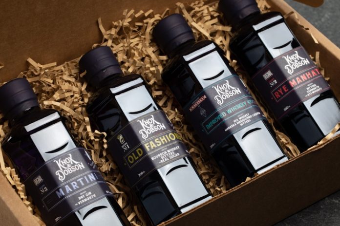 Love a Quality Martini? Whiskey Old Fashioned? Knox & Dobson Introduces Superior Ready-To-Drink Bottled Cocktails